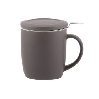 Brewmug - Stoneware - L9 x W9 x H11 cm - Black