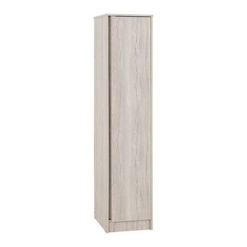 Malvern 1 Door Wardrobe - L50.5 x W40 x H180 cm - Urban Snow