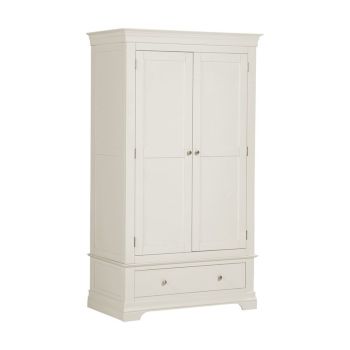Bordeaux 2 Door Wardrobe - L63 x W112 x H193 cm - Ivory