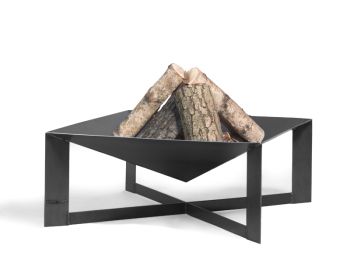 Cuba Fire Bowl - Steel - L70 x W70 cm - Black