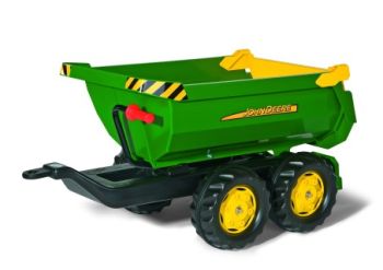 Giant Half-Pipe John Deere Twin Axle Trailer 