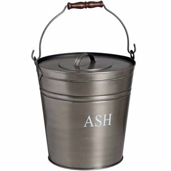 Antique Pewter Ash Bucket