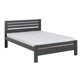 Toledo 5 Feet Bed Frame - L206 x W158 x H93 cm - Grey