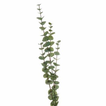 Large Cineraria Eucalyptus Spray Artificial Plant - Plastic - L28 x W28 x H110 cm - Green