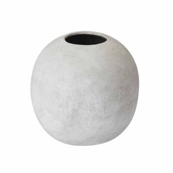 Darcy Globe Vase - Ceramic - L29 x W29 x H26 cm - Stone