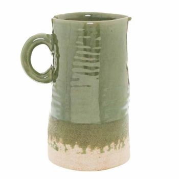 Seville Collection Jug - Ceramic - L19 x W19 x H25 cm - Olive