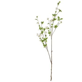 Tall Mock Artificial Orange Spray (Single Stem) - Plastic - L45 x W45 x H135 cm - Green