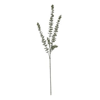 Gunnii Blue Artificial Eucalyptus Spray (Single Stem) - Plastic - L6 x W8 x H90 cm - Green