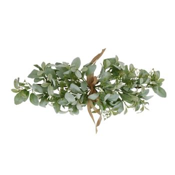 Winter Spray Arrangement with Lambs Ear and Wax Flower - Plastic - H70 cm - Green