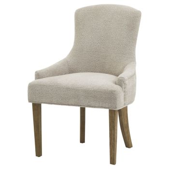 Brockham Dining Chair - Fabric/Wood - L65 x W63 x H96 cm - Taupe 