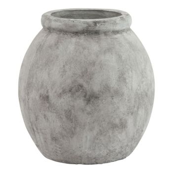 Athena Jar Shaped Planter - Ceramic - L30 x W30 x H31 cm - White