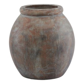 Siena Jar Shaped Planter - Ceramic - L30 x W30 x H31 cm - Brown