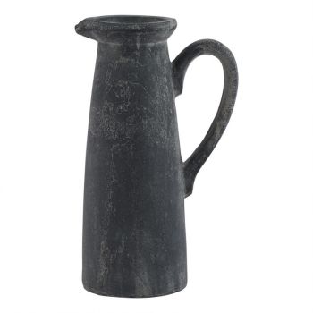 Amalfi Tall Jug Ornament - Ceramic - L13 x W17 x H32 cm - Grey