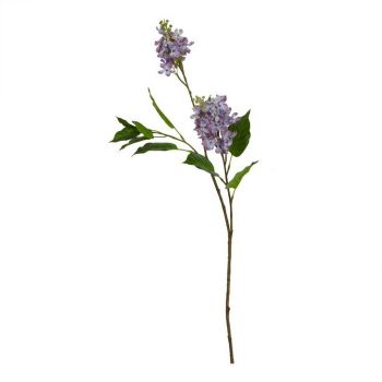 The Natural Garden Collection Lilac (Single Stem Flower) - Plastic - L30 x W30 x H75 cm - Purple