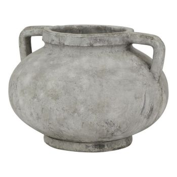 Athena Stone Large Pelike Pot - Ceramic - L38 x W38 x H27 cm - White