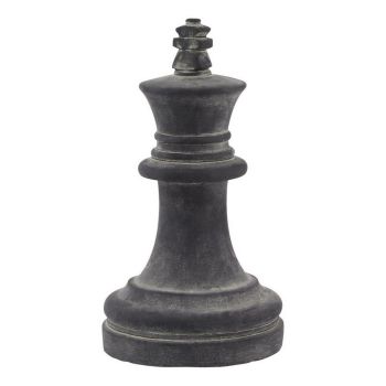 Amalfi King Chess Piece - Ceramic - L16 x W16 x H28 cm - Grey