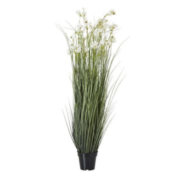 Large Meadow Plant in Pot - Plastic - Height 150 cm - White