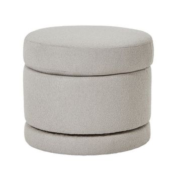 Aspen Swivel Ottoman - Fabric - L56 x W56 x H48 cm