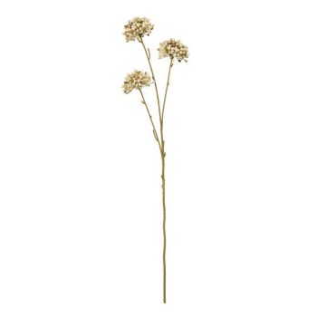 Allium Spray (Single Stem Flower) - Plastic - Height 60 cm - Brown