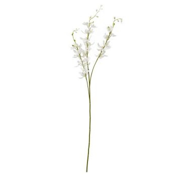 Cymbidium Spray (Single Stem Flower) - Plastic - L10 x W24 x H95 cm - White