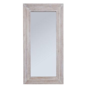 Harewood Large Mirror - Glass - L7 x W100 x H200 cm - White