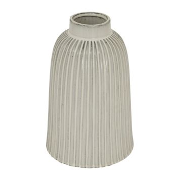 Monte Large Bell Vase - Ceramic - L19 x W19 x H30 cm - Grey