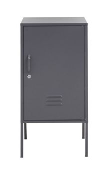 Academy One Door Locker - Metal - L40 x W40 x H80 cm - Grey