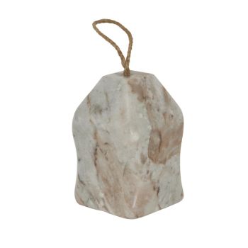 Marble House Doorstop - L8 x W8 x H11 cm - White