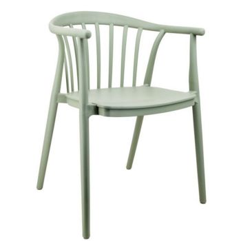 Echo French Chair - Plastic - L50 x W55 x H77 cm - Green