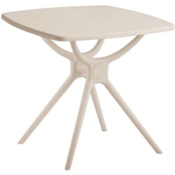 Alto Putty Table - Plastic - L80 x W80 x H73 cm - Beige
