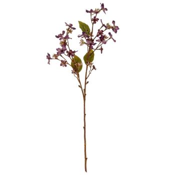 Purple Vernicia Fordii Spray Artificial Flower - Plastic - L22 x W10 x H63 cm - Purple