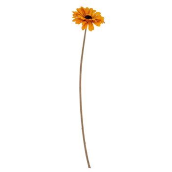Orange Gerbera Stem Artificial Flower - Plastic - L11 x W11 x H53 cm - Orange