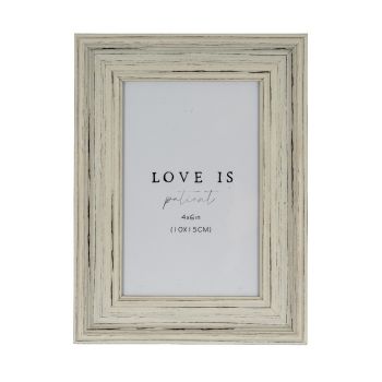 Alba Photo Frame 4X6 - Wood - White