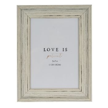 Alba Photo Frame 5X7 - Wood - White