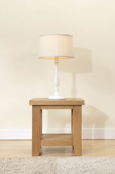 Shrewsbury Lamp Table - L33 x W40 x H40 cm - Oak