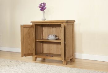 Shrewsbury Small Cabinet with 2 Doors - L35 x W75 x H75 cm - Oak