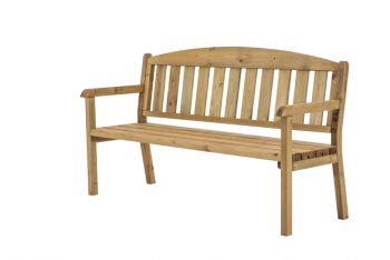 Triple Garden Bench - Wood - L170 x W63 x H97 cm - Brown