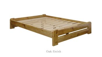 Woodstock Small Double Size Bed (Oak) (29-Oak)