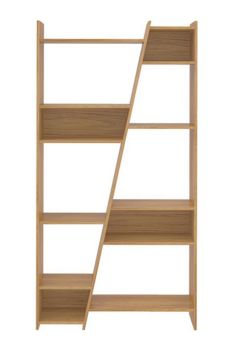 Naples Tall Bookcase - L30 x W93 x H179 cm - Oak Effect