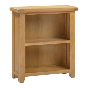 Windsor Low Bookcase - L32 x W80 x H91 cm - Natural Oak