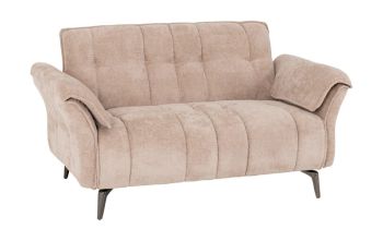 Amalfi 2 Seater Sofa - L83 x W156 x H86 cm - Champagne Fabric