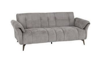 Amalfi 3 Seater Sofa - L83 x W210 x H86 cm - Grey Fabric