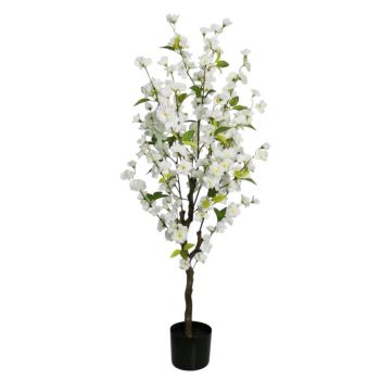 Artificial Cherry Tree - L50 x W50 x H120 cm - White