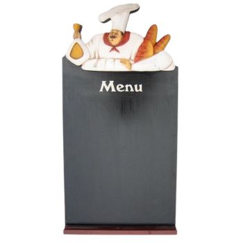 Chef Menu Blackboard - L5 x W30 x H60 cm