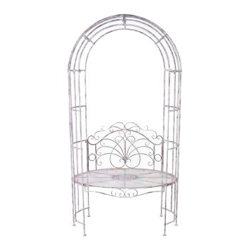 Arbour Bench - L105 x W64 x H202 cm - Antique Grey