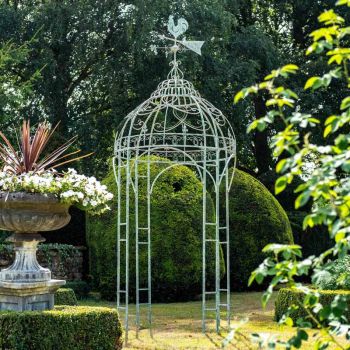 'Cockerel' Gazebo - L141 x W141 x H367 cm - Antique Green