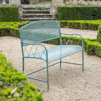 Marlboro Bench - L103 x W46 x H92 cm - Vintage Green