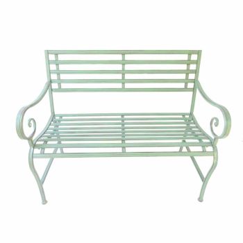 Slatted Bench - L57 x W109 x H87 cm - Green