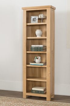 Sienna Slim Bookcase - L30 x W60 x H180 cm