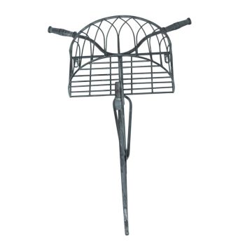 Bicycle Planter - L30 x W30 x H89 cm - White